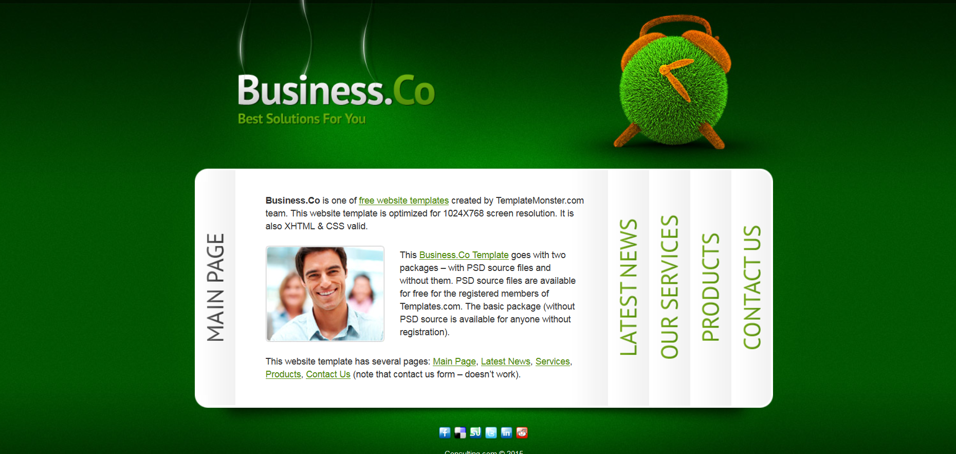 Шаблон сайта Бизнес №129