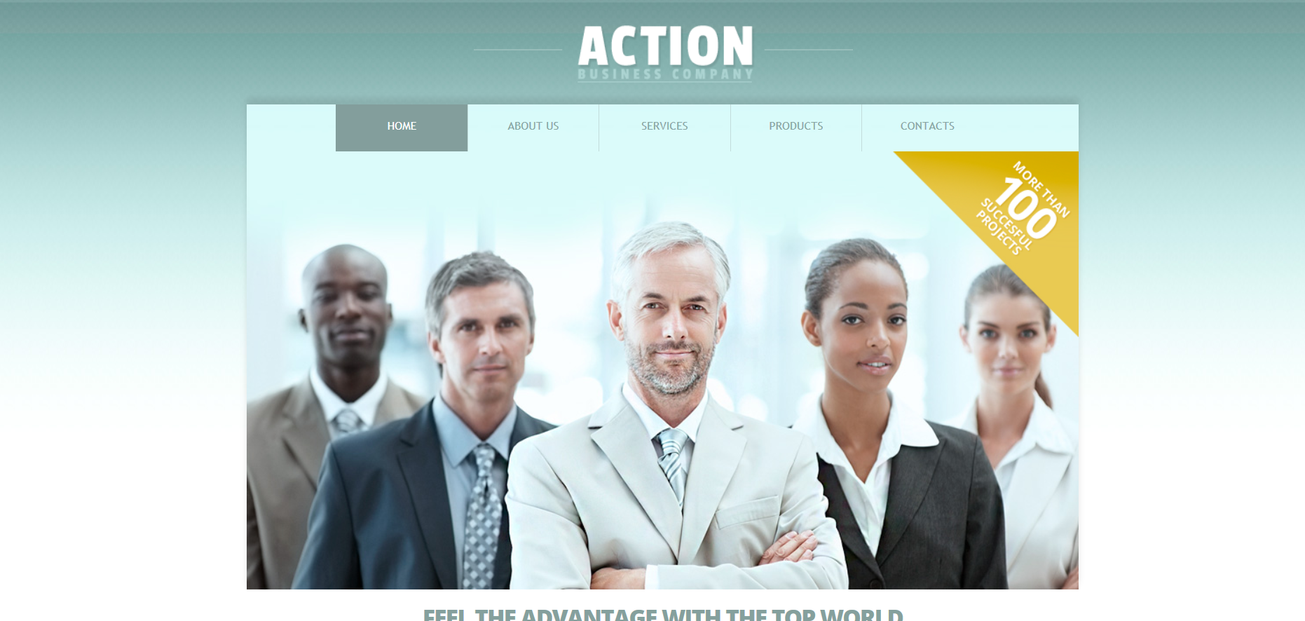 Шаблон сайта Бизнес №58