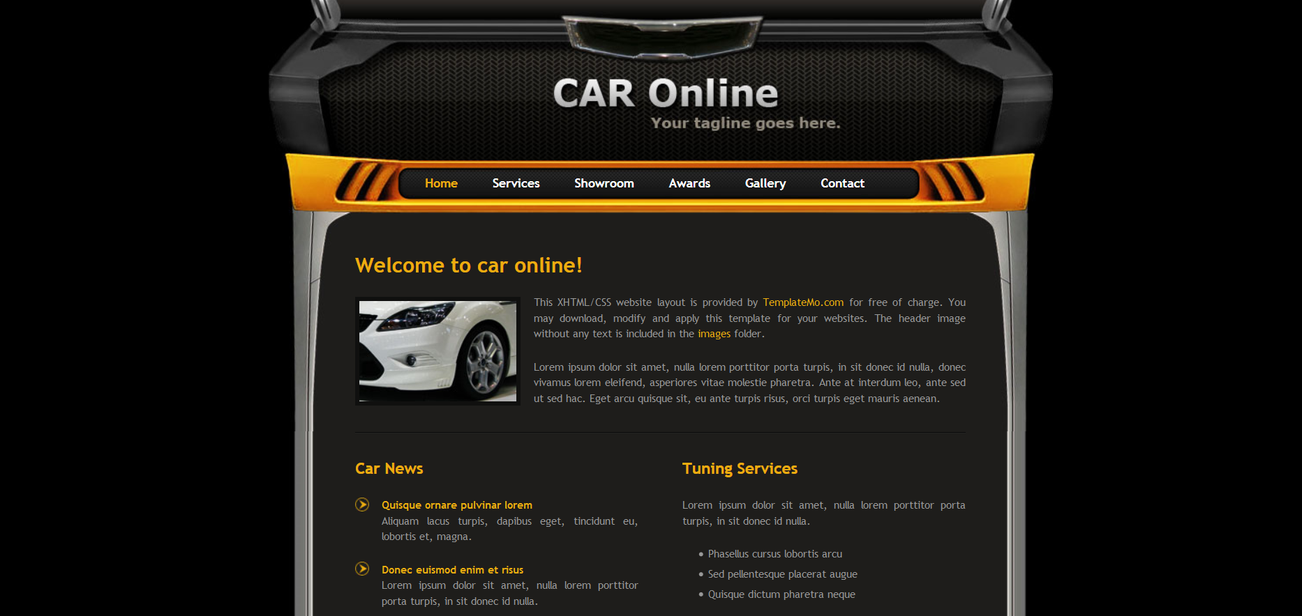 Шаблон сайта Авто №479