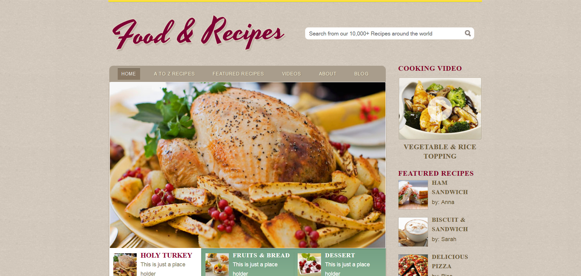 Шаблон сайта Кухня №643