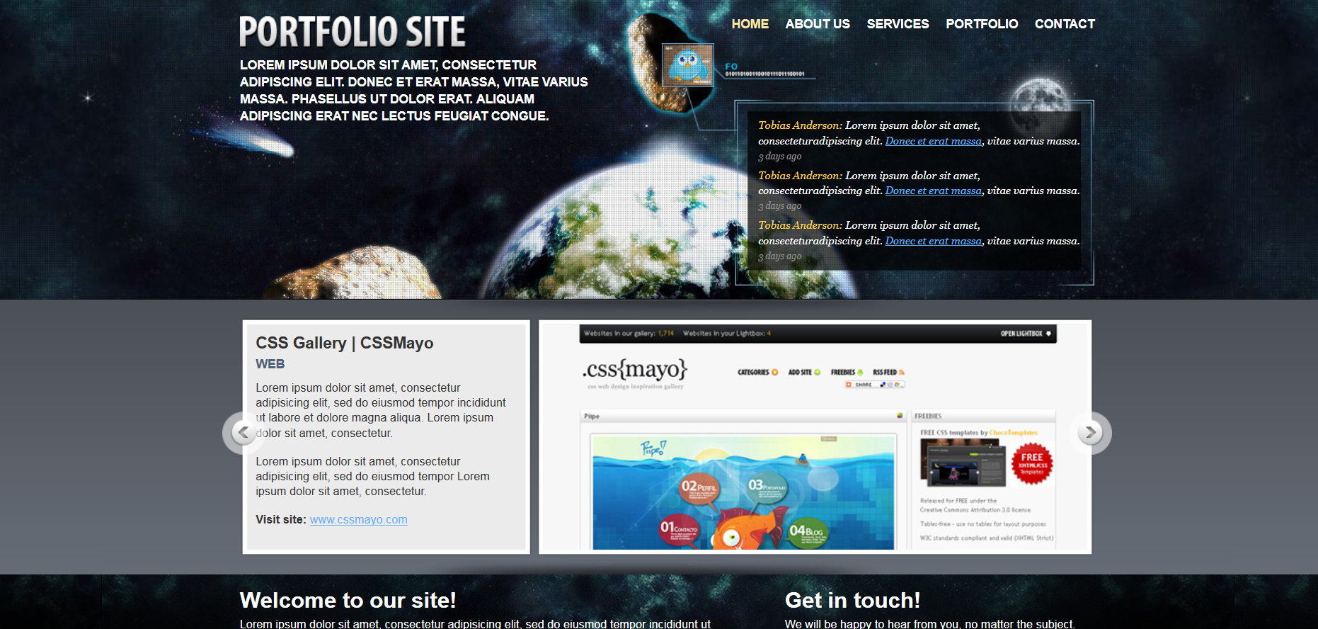 Шаблон сайта Веб №532